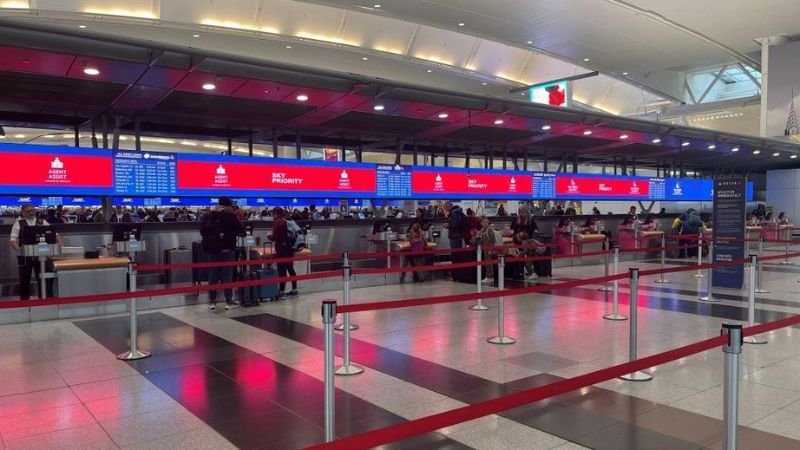 Delta Airlines DIA Terminal, Denver International Airport