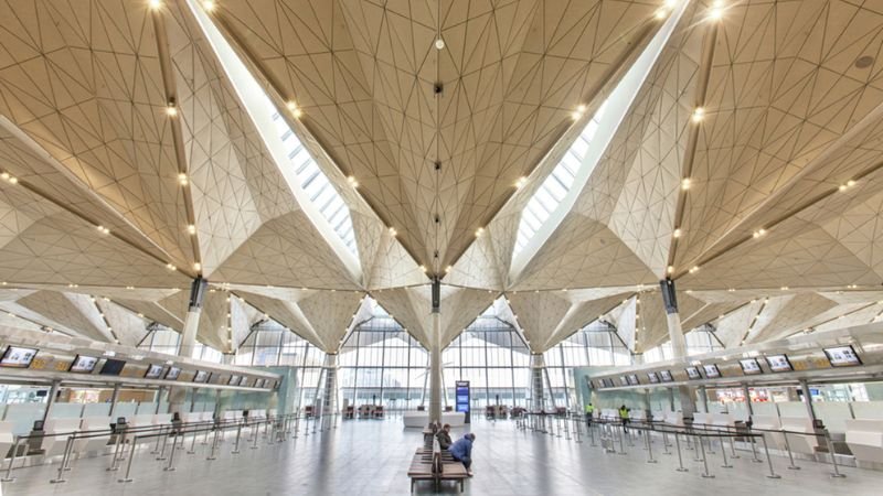 Pobeda Airlines LED Terminal – Pulkovo Airport